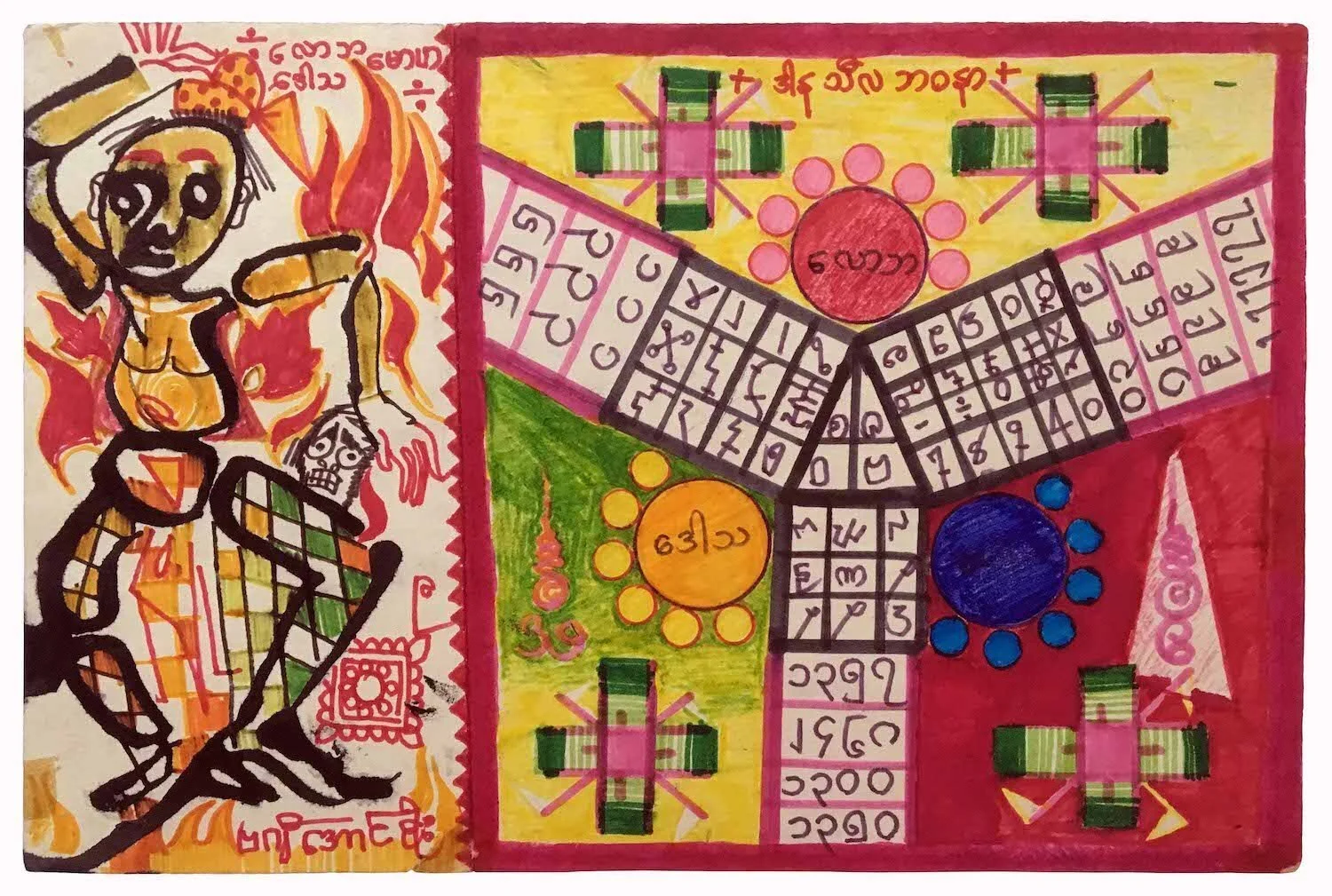 Soe aung 港 絵画 有名 ミャンマー 有名画家 Soe Aung 漁船と夕日 絵画